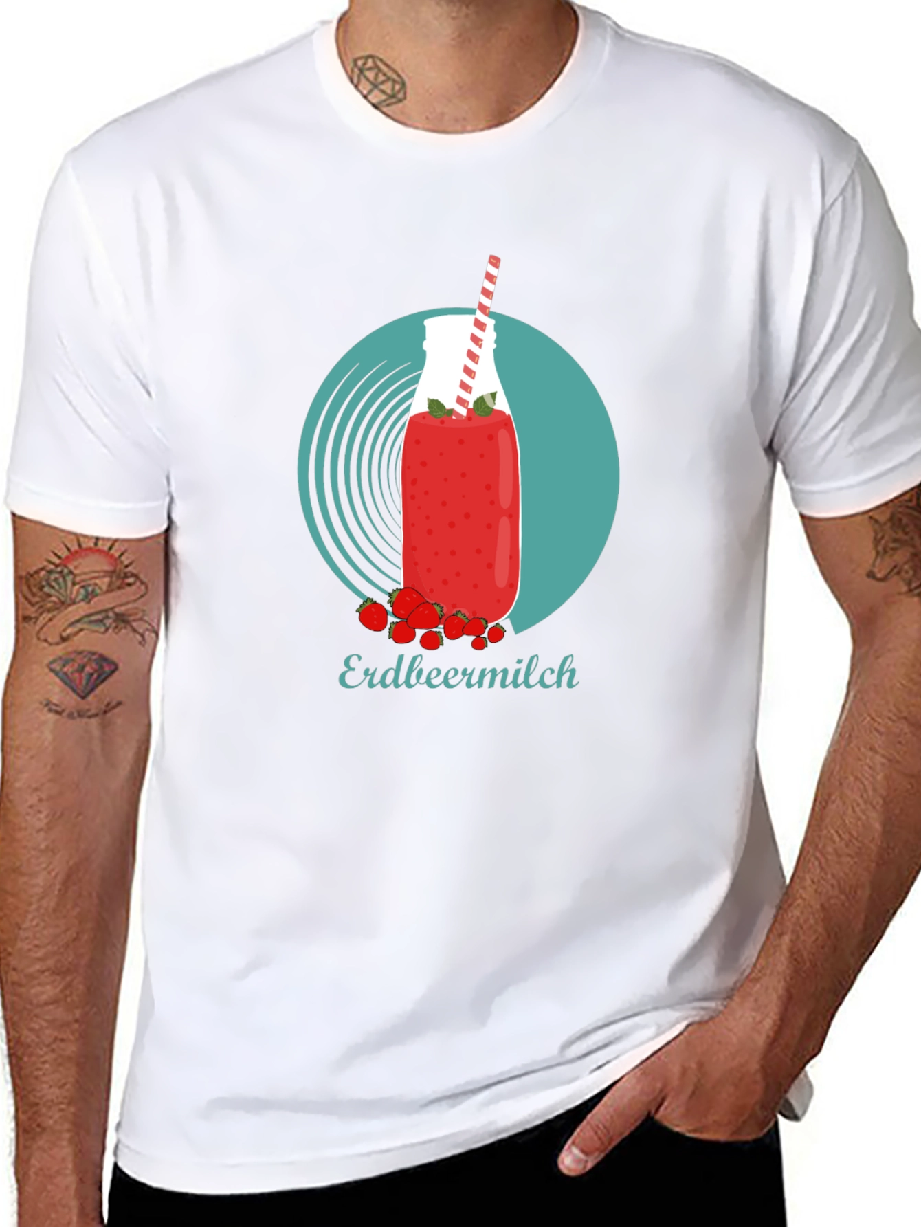 Strawberry Milk Graphic Tee