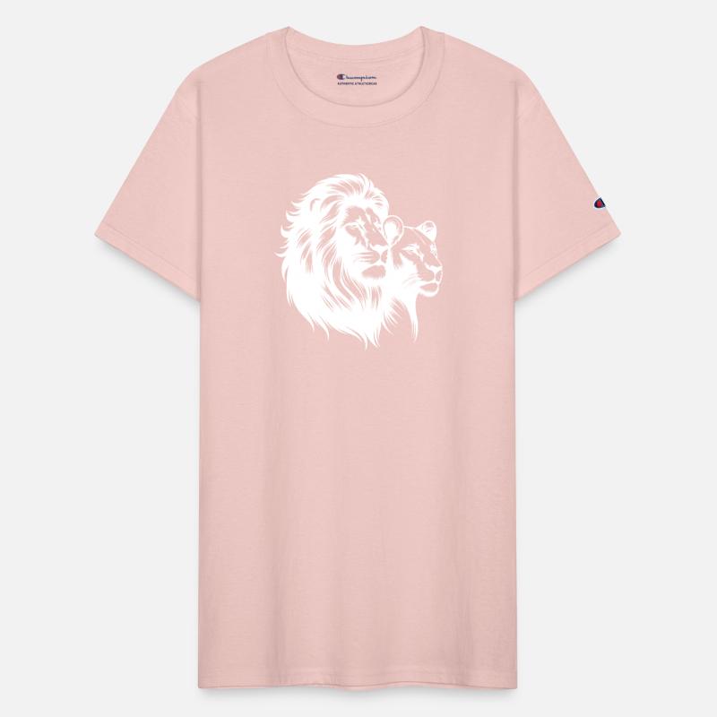 Elegant Lion Couple Portrait Style
