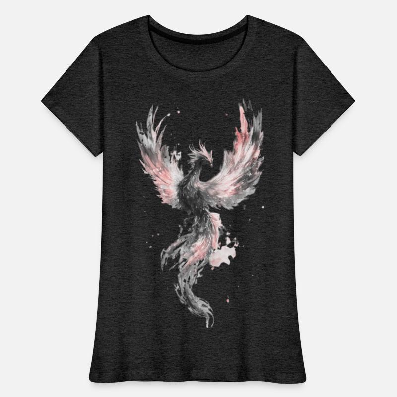 Elegant Watercolor Phoenix Illustration