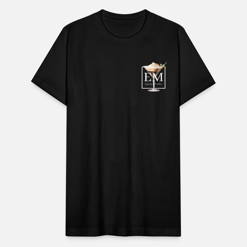 EM Espresso Martini Watercolor Cocktail-White