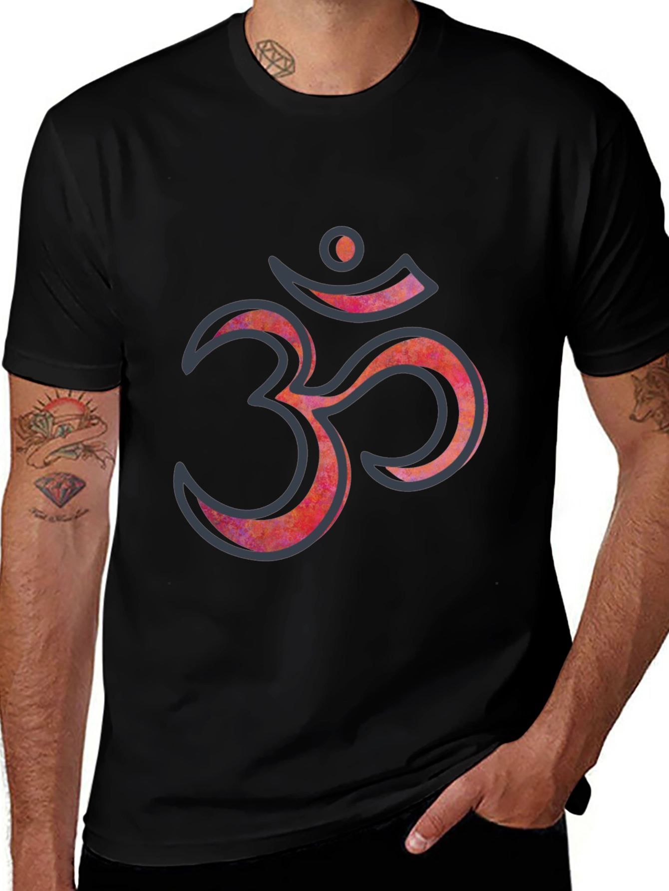 Om Symbol Graphic Tee - Spiritual Style