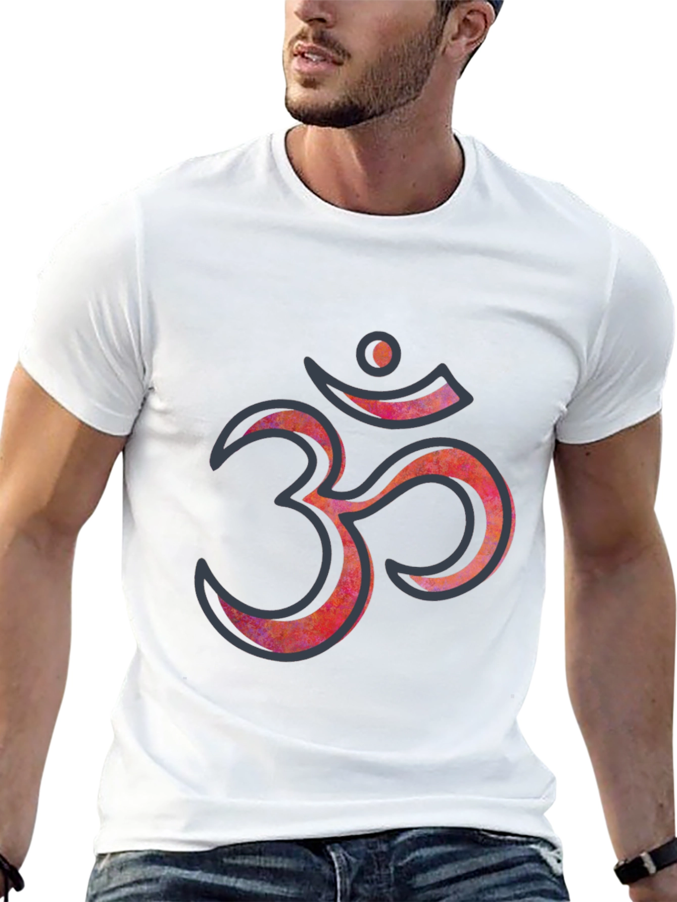 Om Symbol Graphic Tee - Spiritual Style