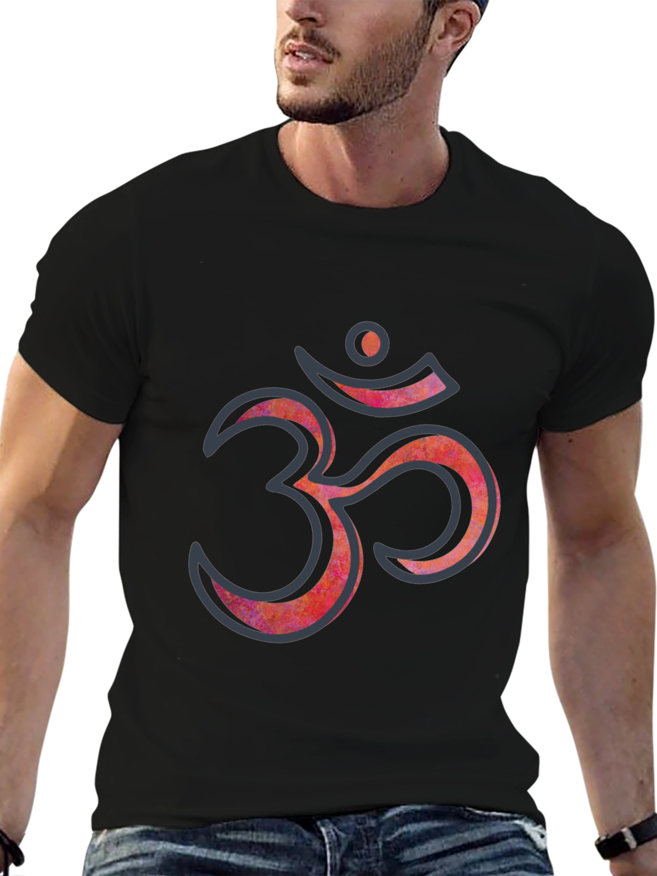 Om Symbol Graphic Tee - Spiritual Style