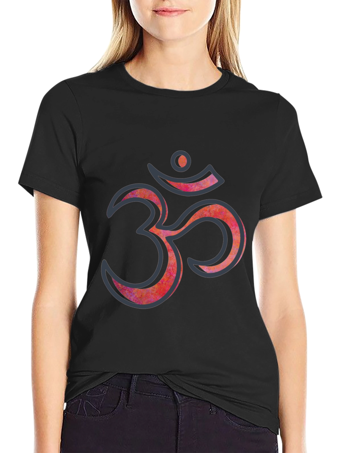 Om Symbol Graphic Tee - Spiritual Style