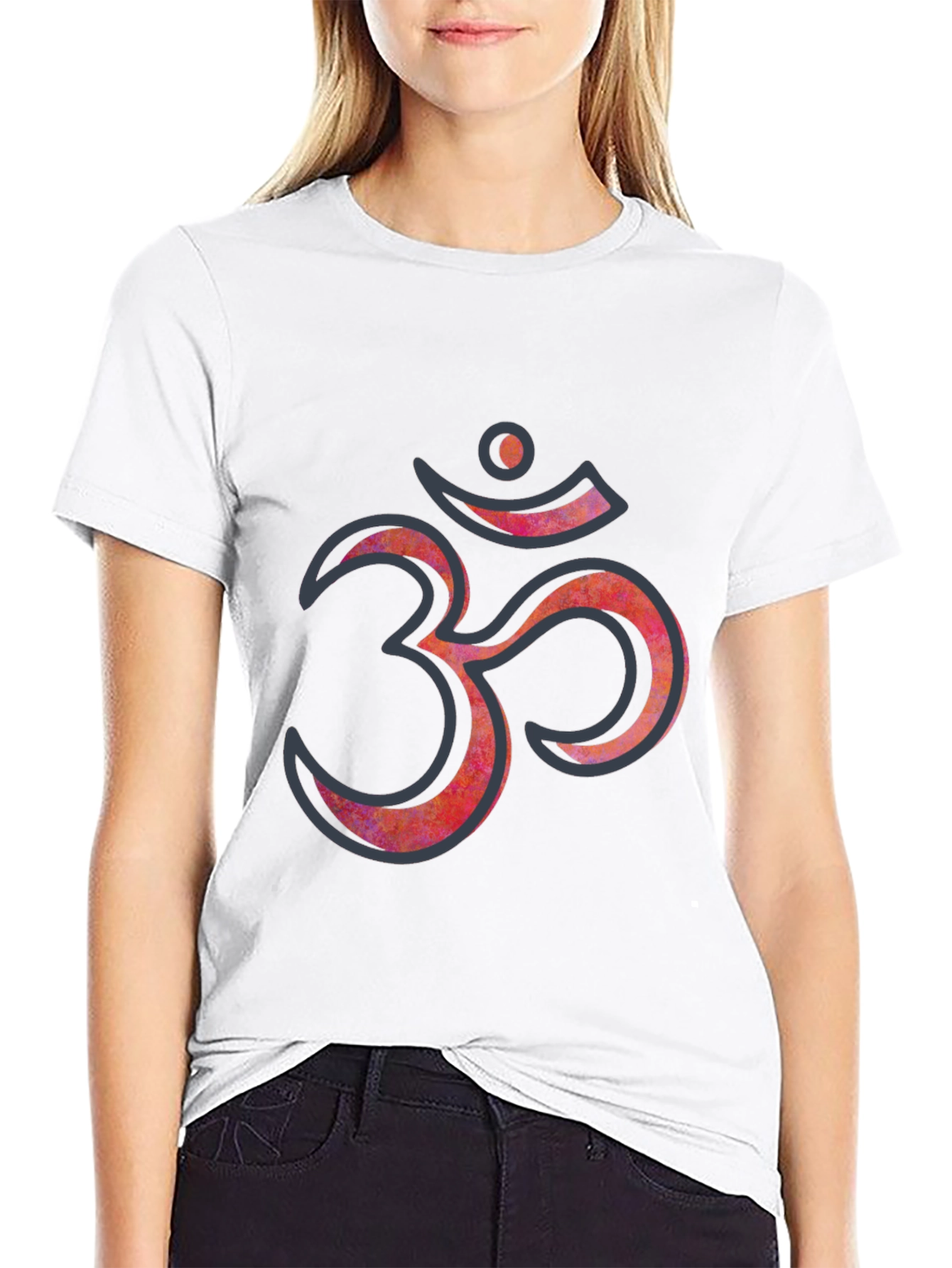 Om Symbol Graphic Tee - Spiritual Style