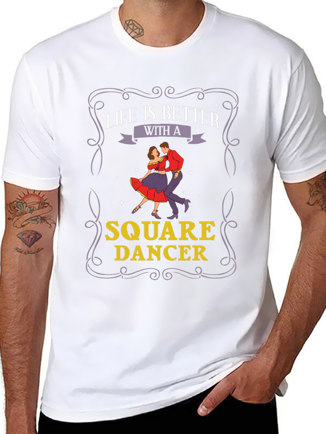 Life is Better with a Square Dancer T-Shirt