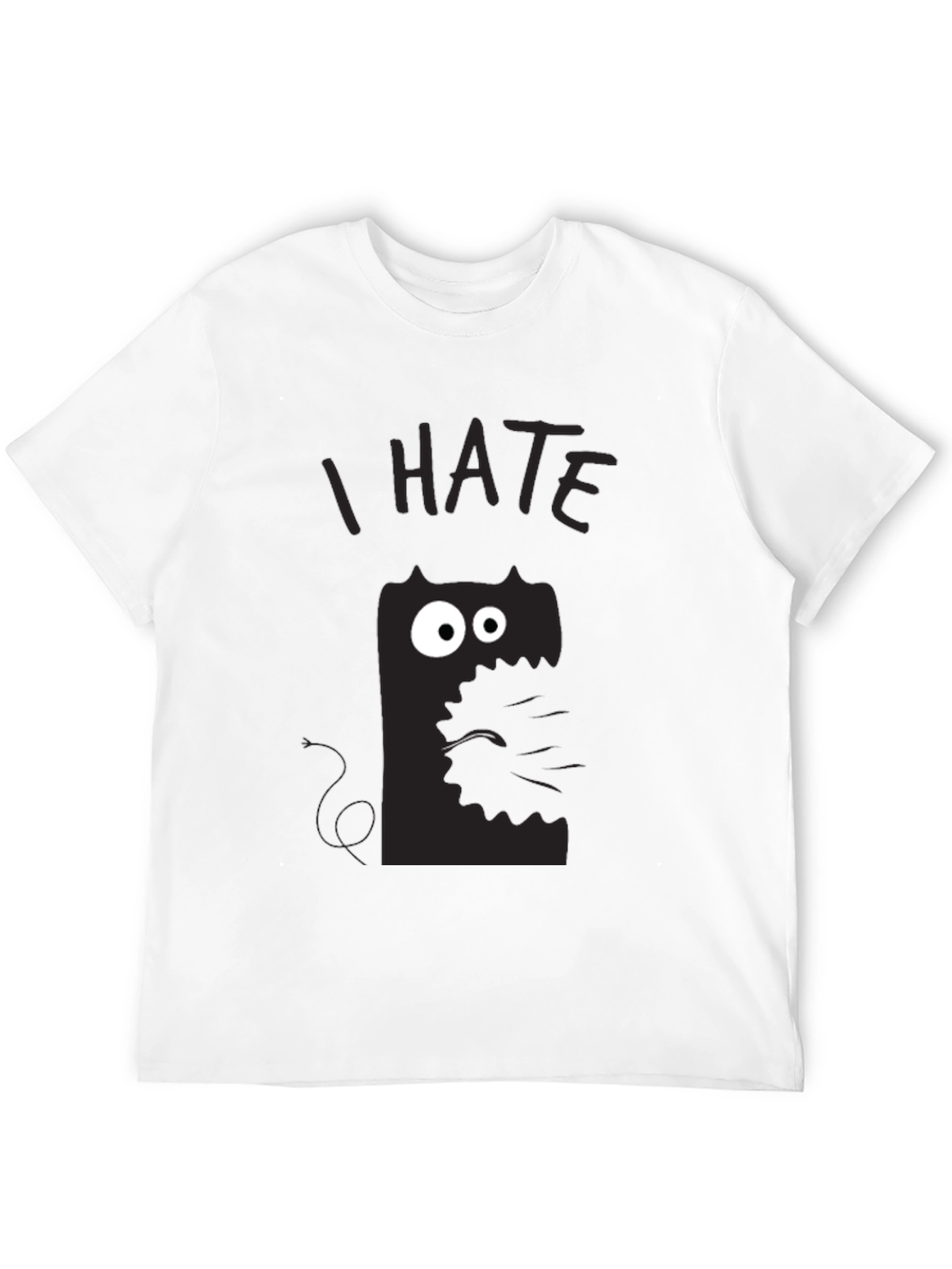 I Hate My Cat T-Shirt - Funny Graphic Tee