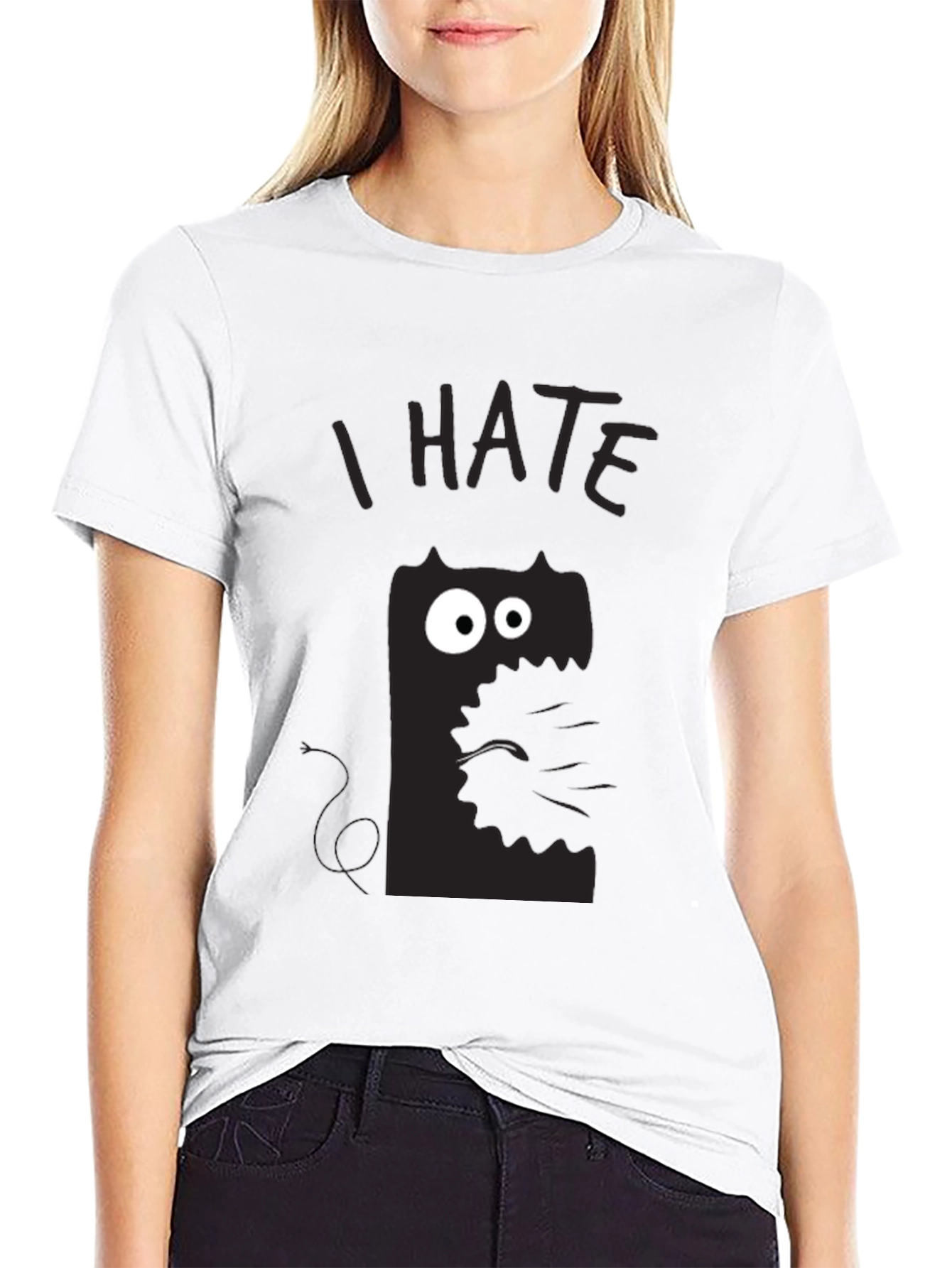 I Hate My Cat T-Shirt - Funny Graphic Tee