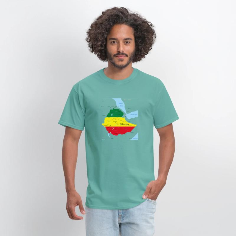 Ethiopia Map Ethiopian Habesha Flag Location And P