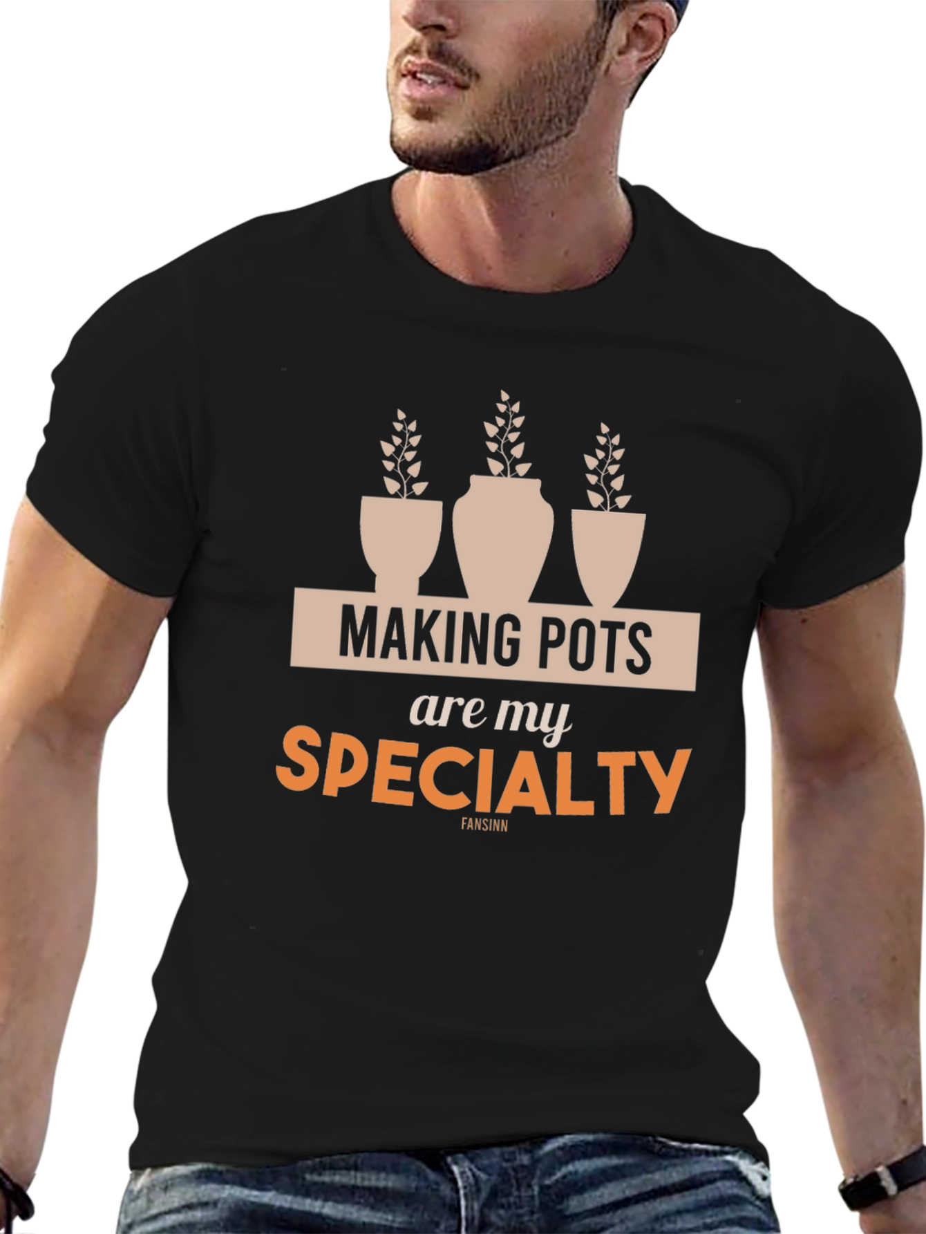 Making Pots Are My Specialty Black T-Shirt