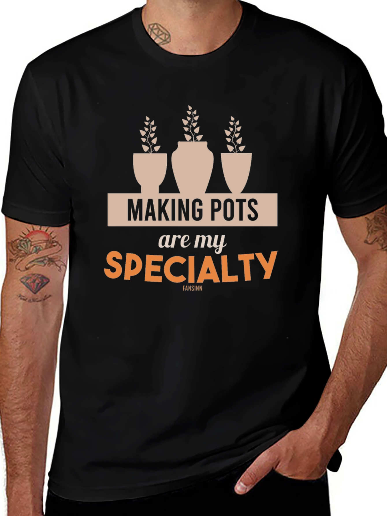 Making Pots Are My Specialty Black T-Shirt