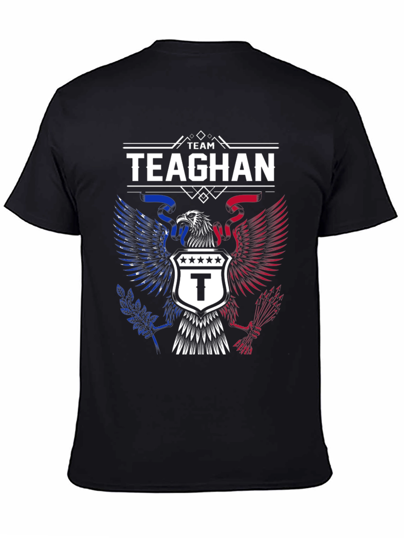 Team Teaghan Eagle Shield Graphic T-Shirt
