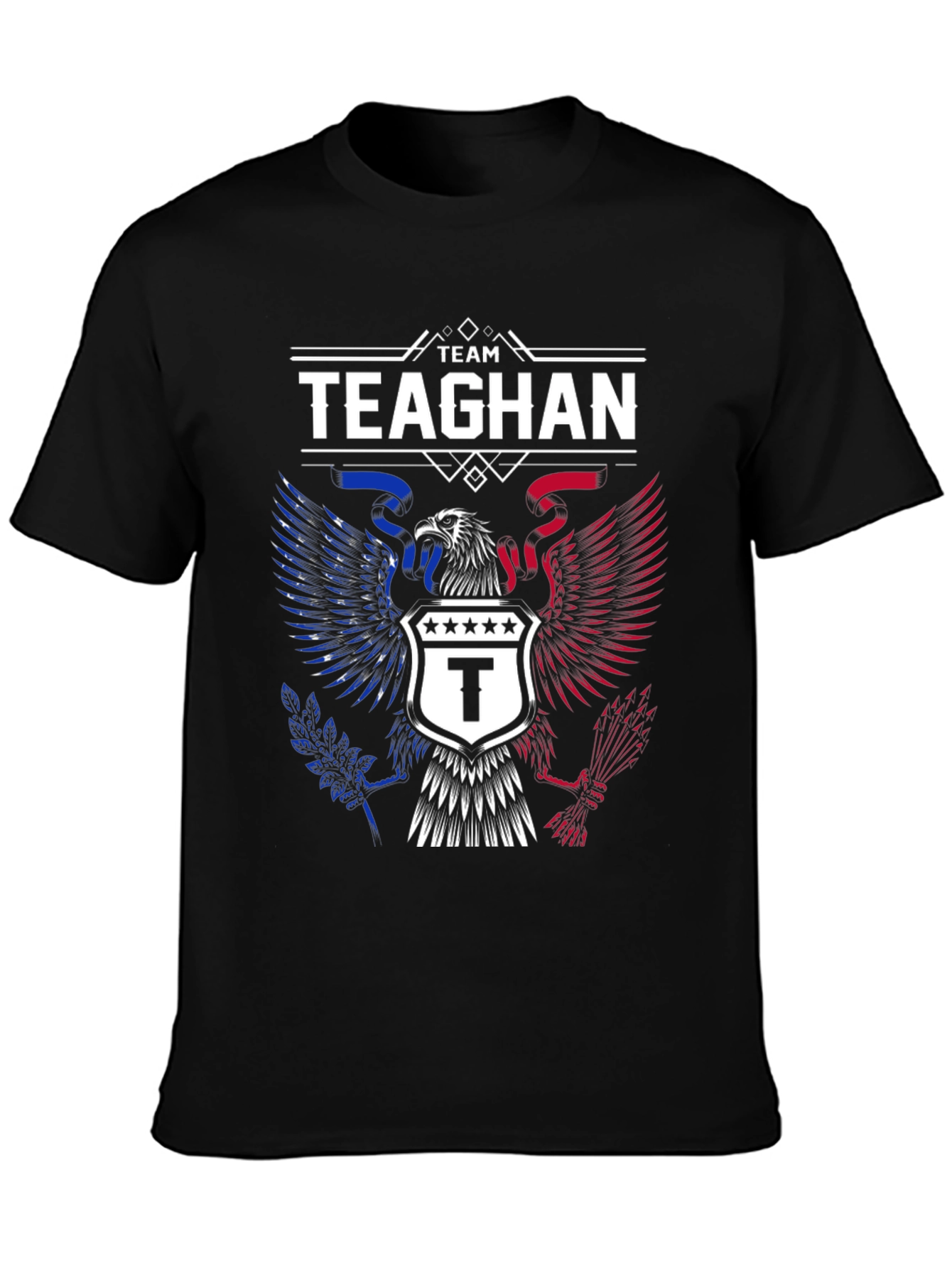 Team Teaghan Eagle Shield Graphic T-Shirt