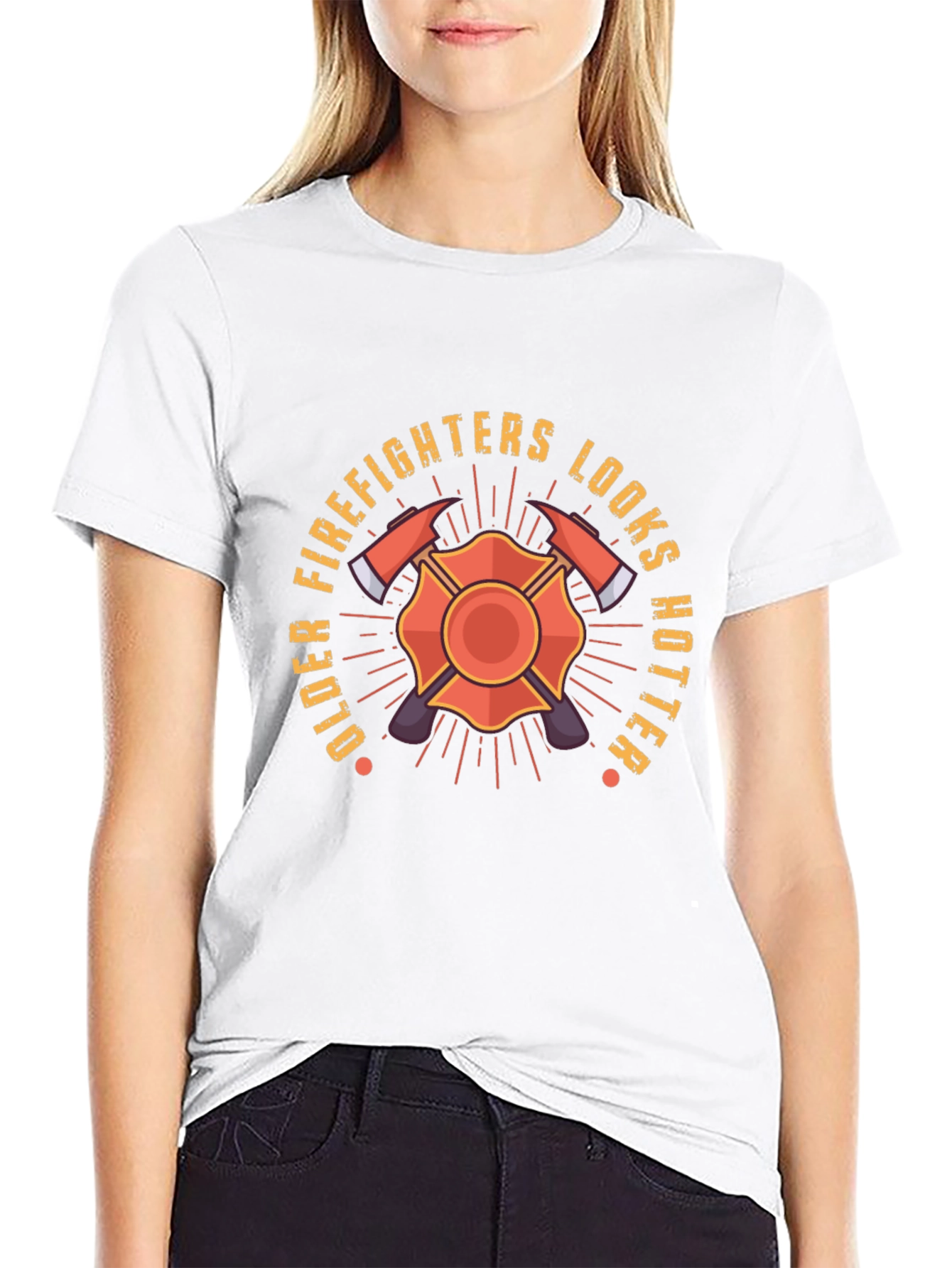 Older Firefighters Look Hotter T-Shirt