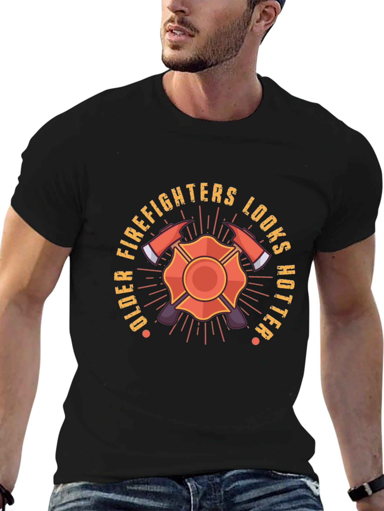Older Firefighters Look Hotter T-Shirt