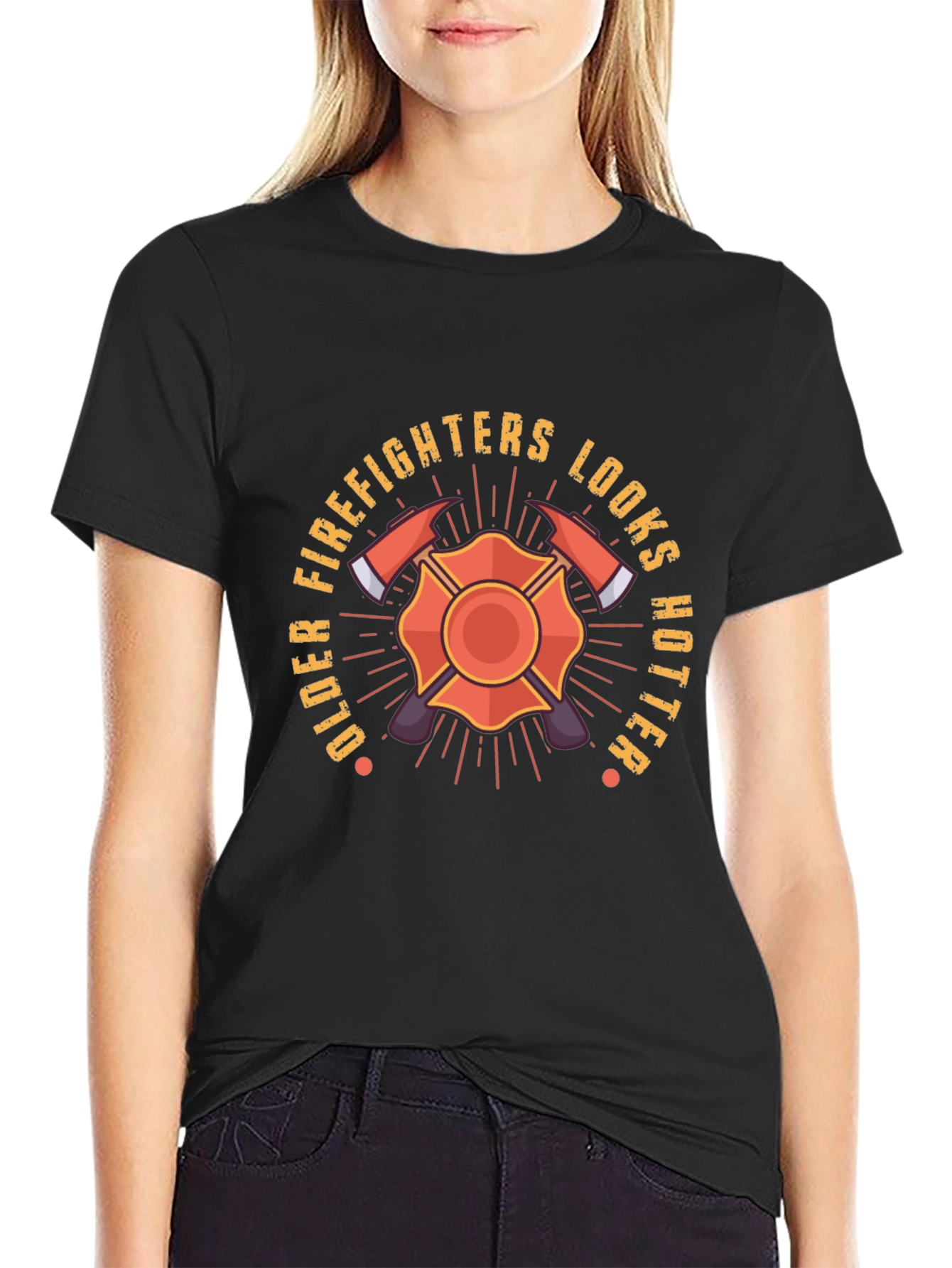 Older Firefighters Look Hotter T-Shirt