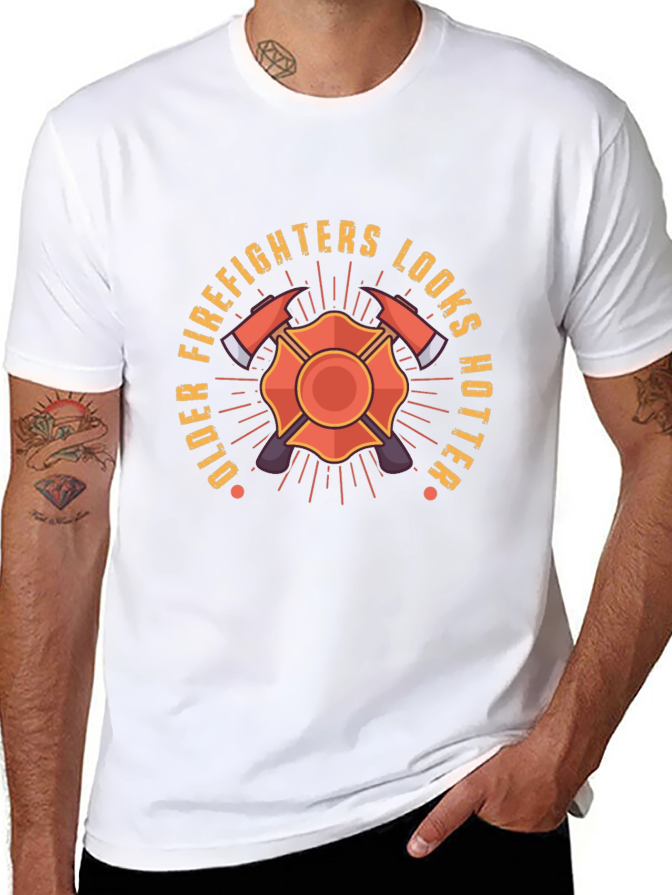 Older Firefighters Look Hotter T-Shirt
