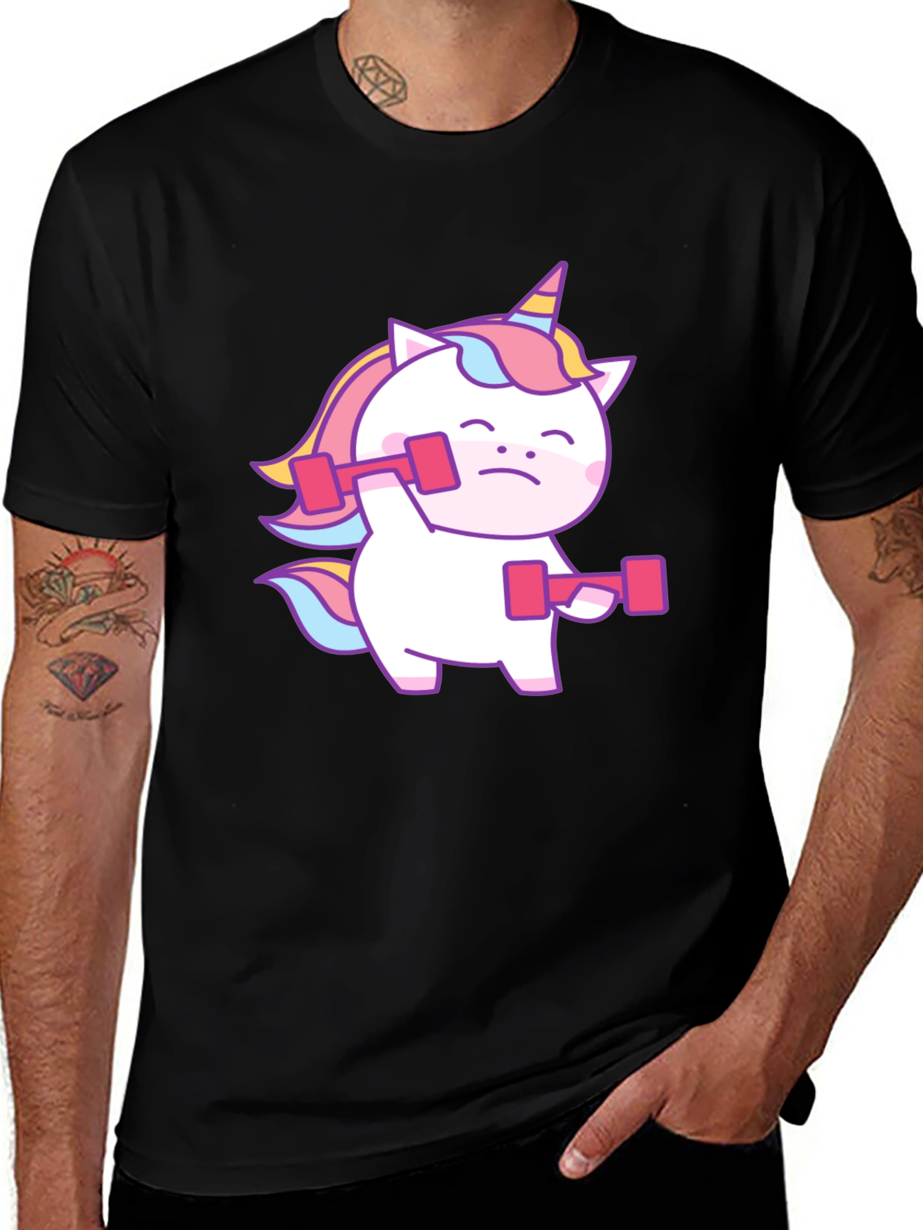 Unicorn Gym Workout T-Shirt