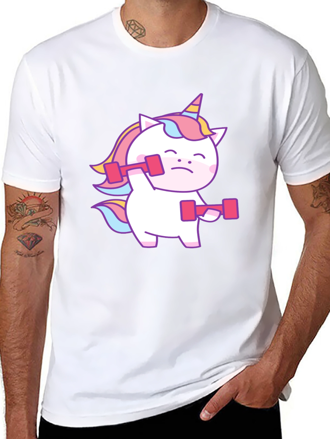 Unicorn Gym Workout T-Shirt