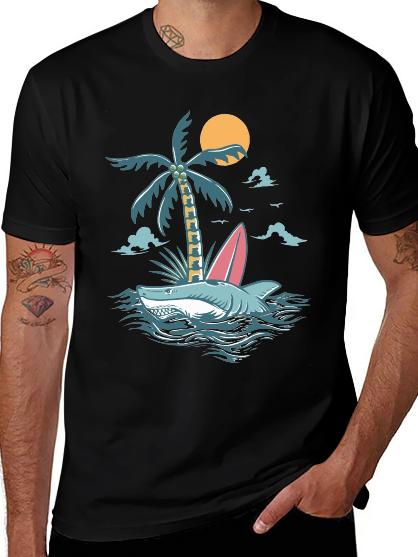 Tropical Shark Tee