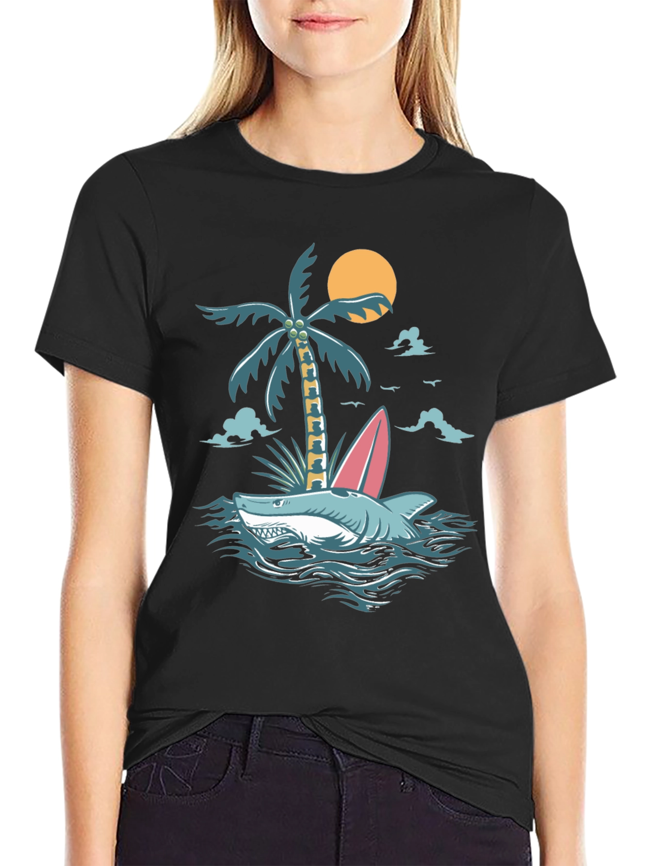 Tropical Shark Tee