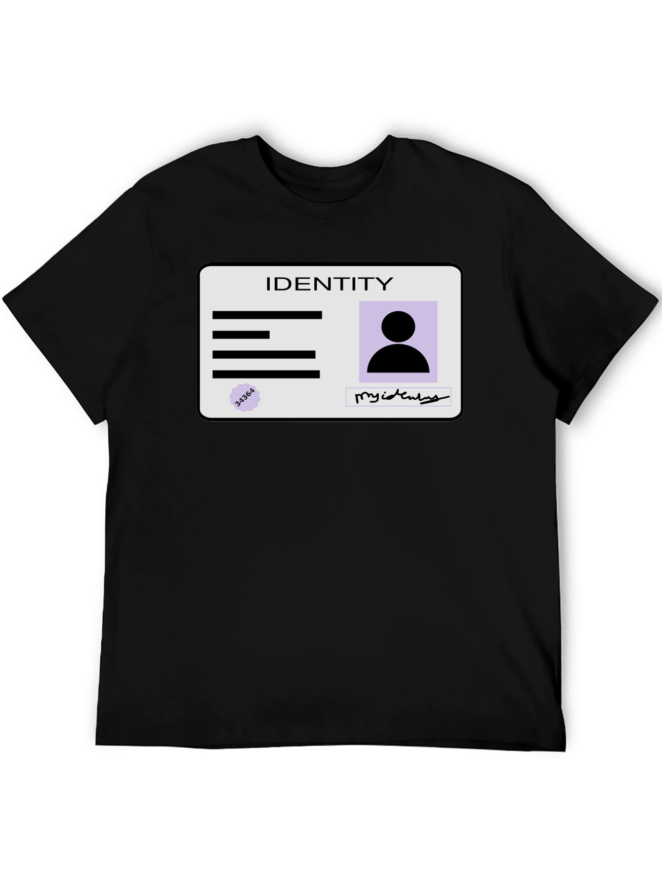 Identity Card Graphic Tee - Unisex Fashion