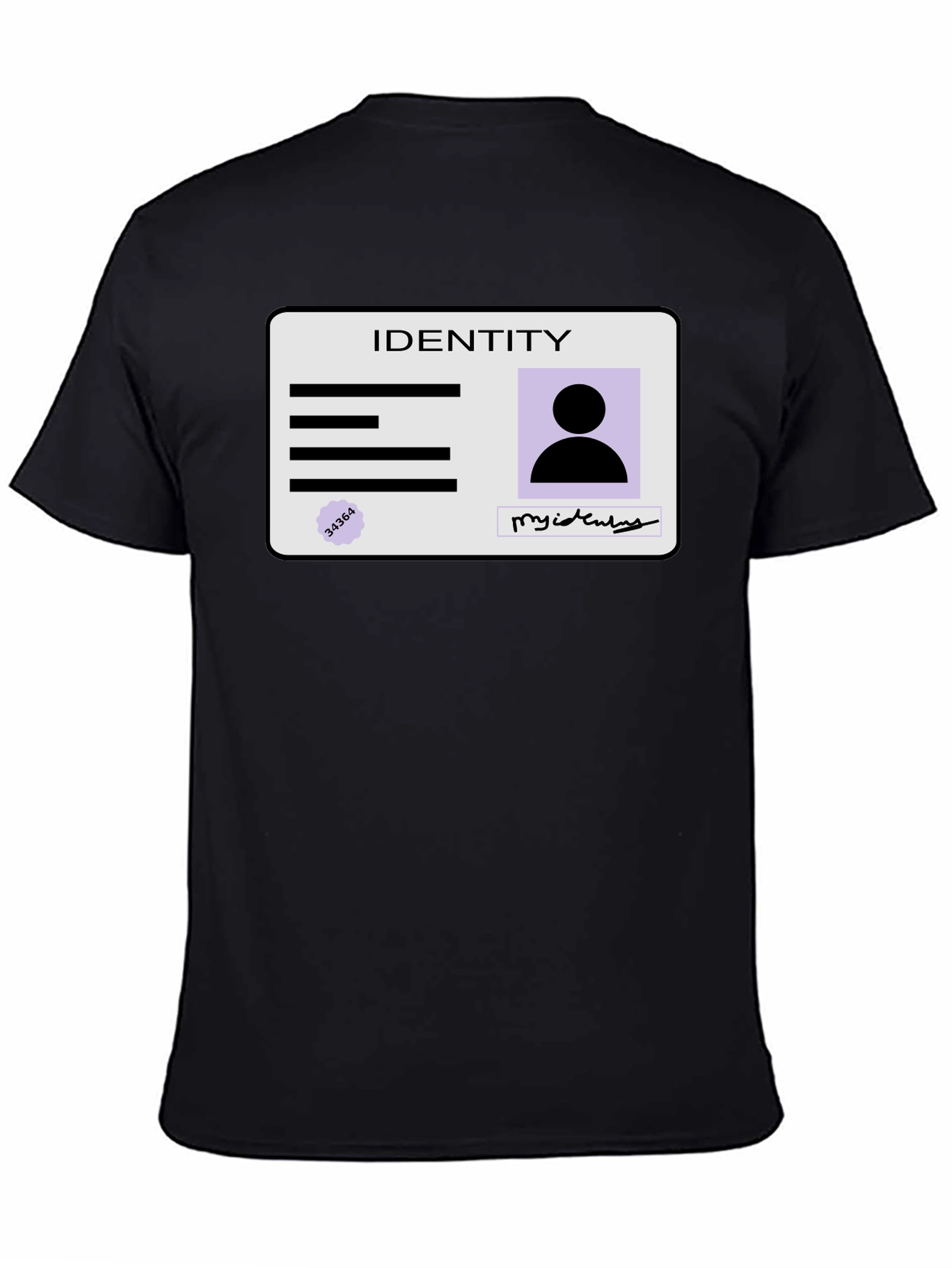 Identity Card Graphic Tee - Unisex Fashion