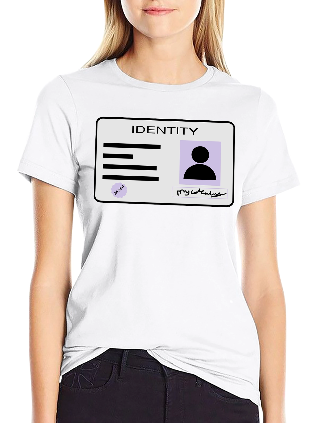 Identity Card Graphic Tee - Unisex Fashion