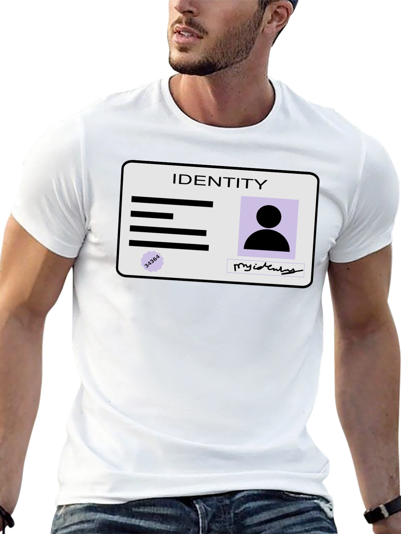 Identity Card Graphic Tee - Unisex Fashion