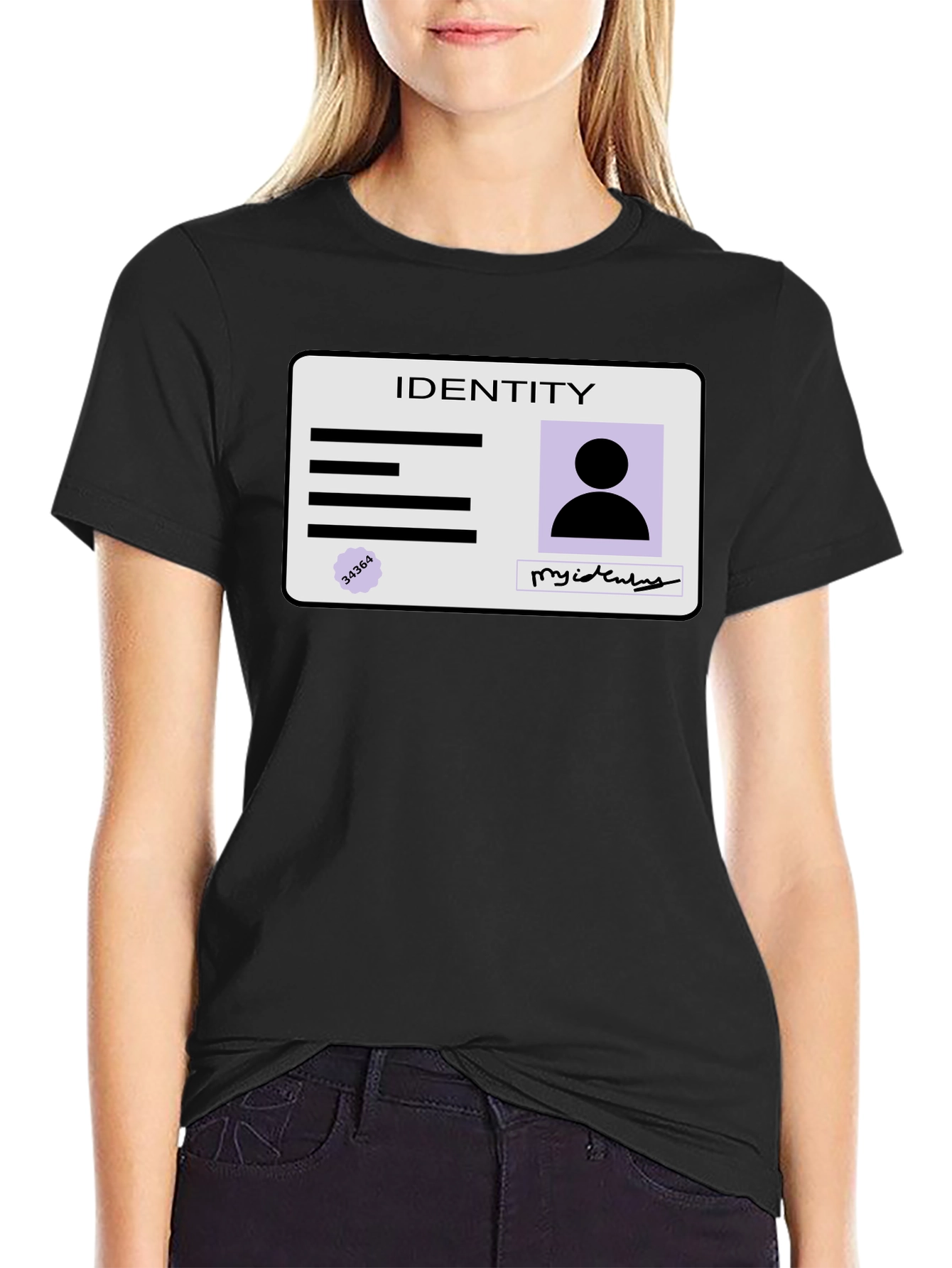 Identity Card Graphic Tee - Unisex Fashion