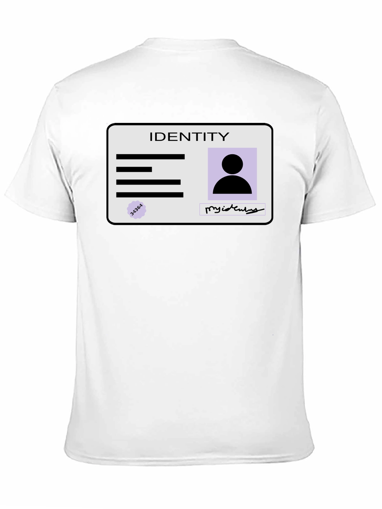 Identity Card Graphic Tee - Unisex Fashion