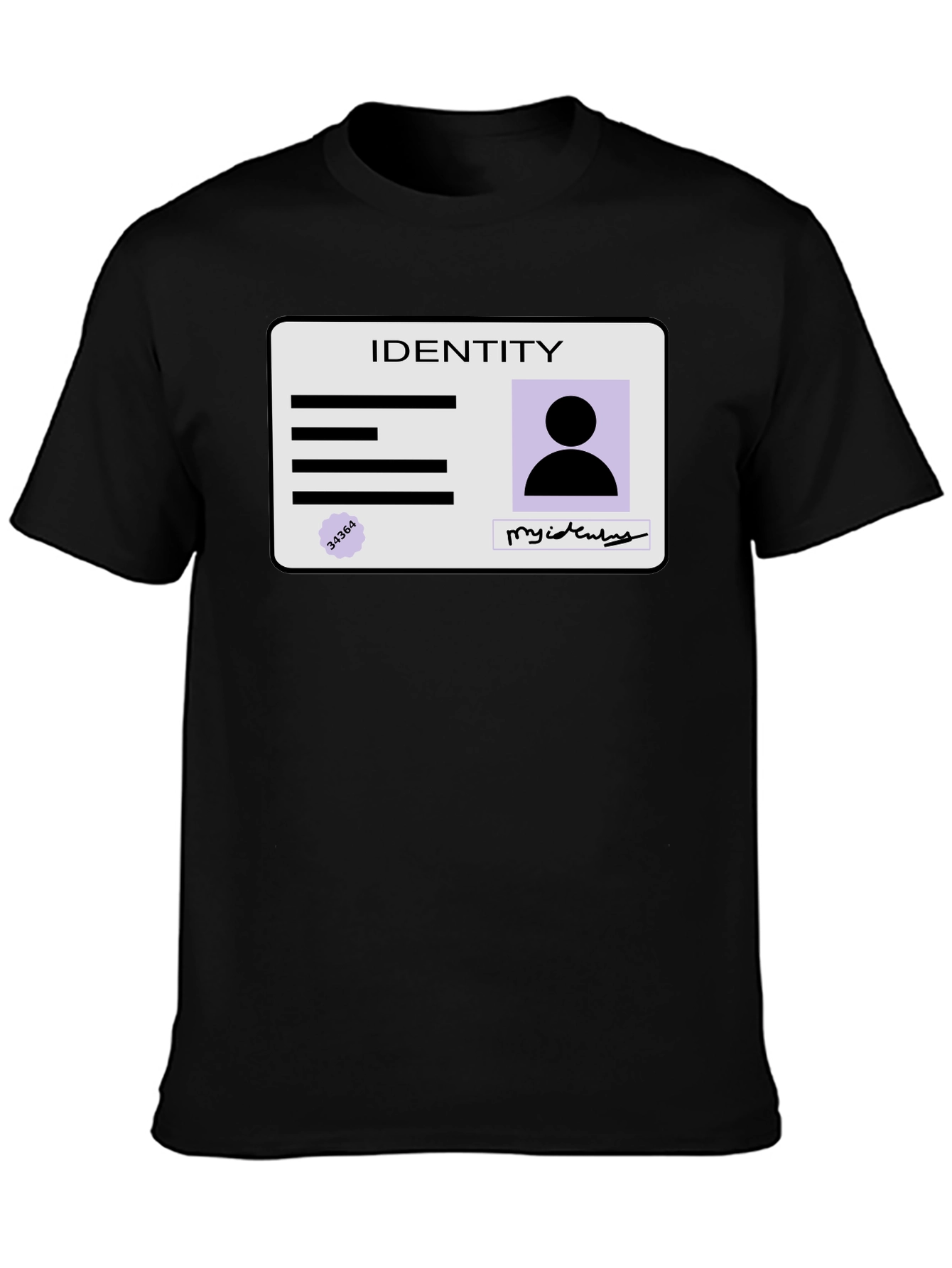 Identity Card Graphic Tee - Unisex Fashion