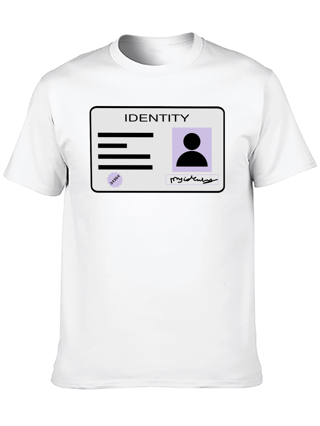 Identity Card Graphic Tee - Unisex Fashion