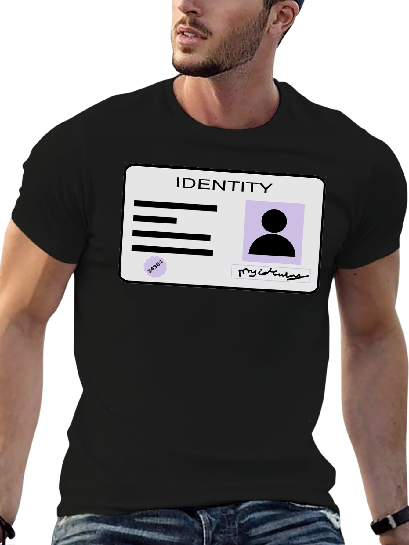Identity Card Graphic Tee - Unisex Fashion