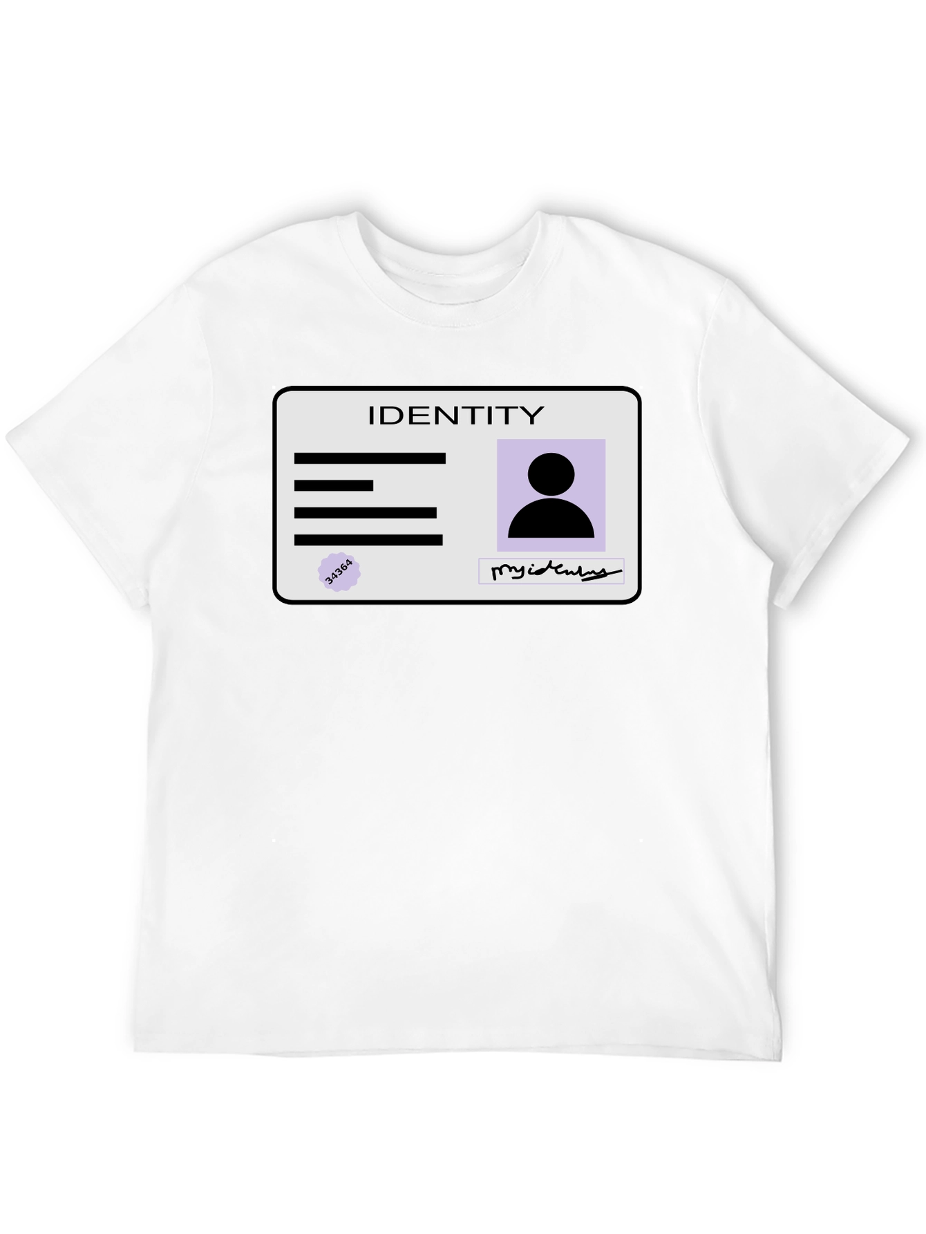 Identity Card Graphic Tee - Unisex Fashion