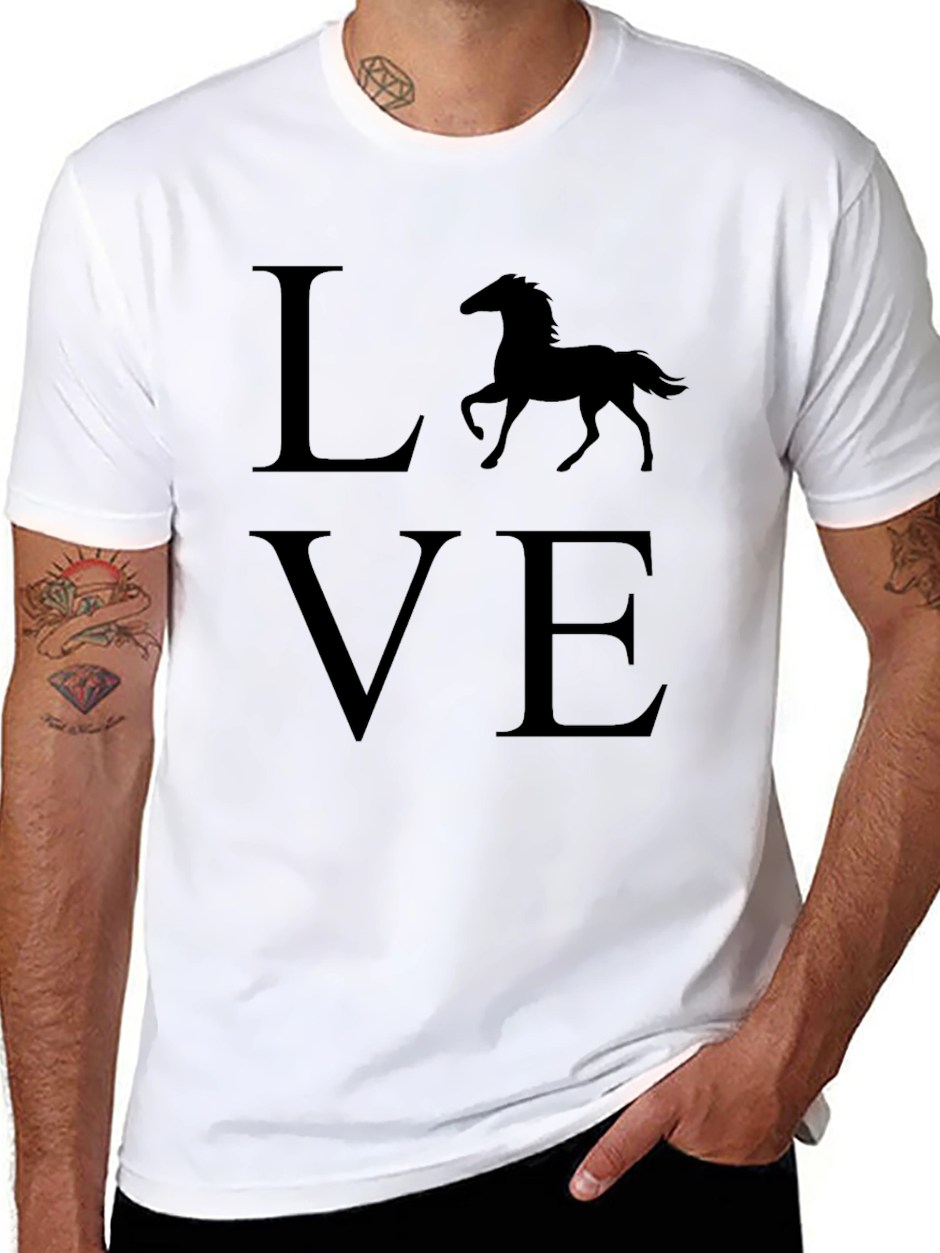 Love Horses T-Shirt - Equestrian Graphic Tee