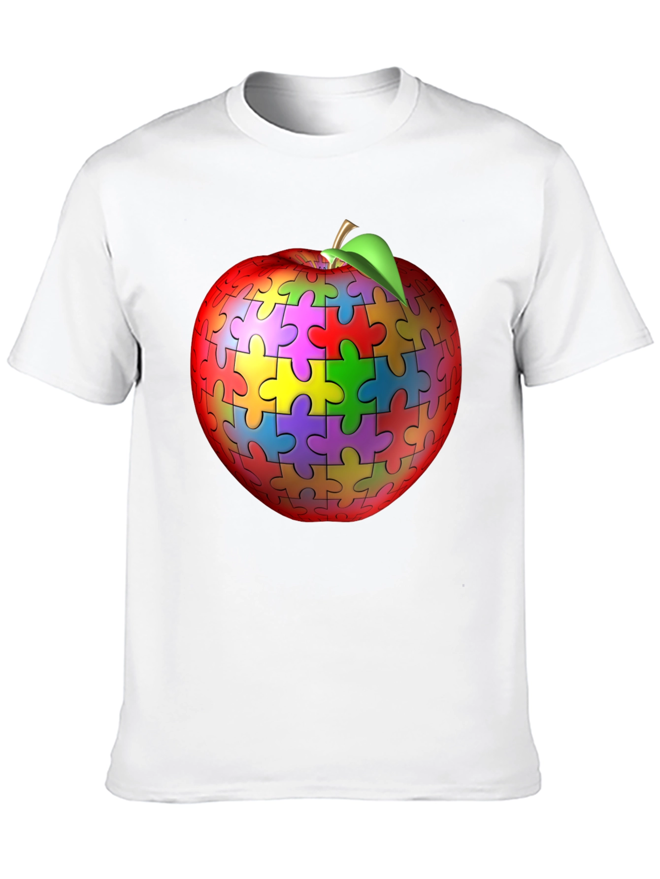 Puzzle Apple Graphic Tee