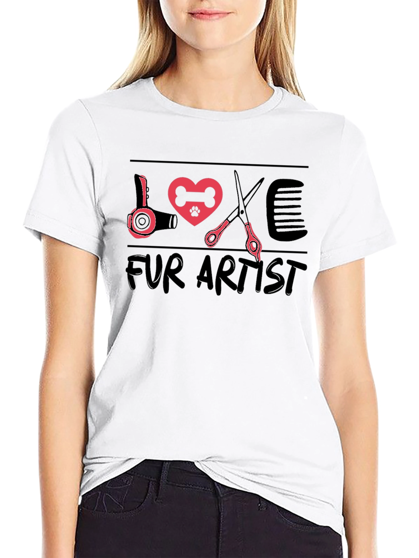 Fur Artist Graphic T-Shirt