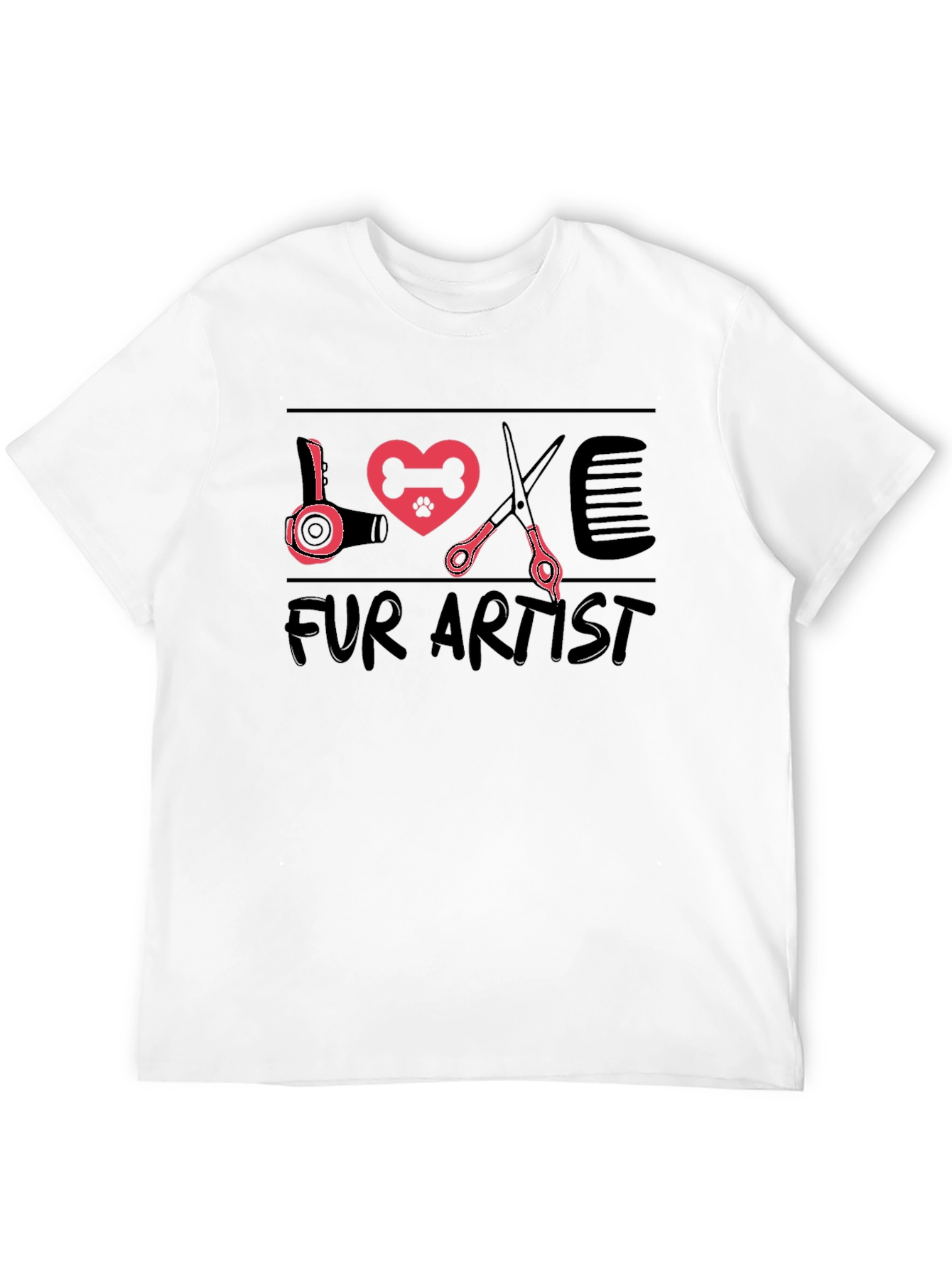 Fur Artist Graphic T-Shirt