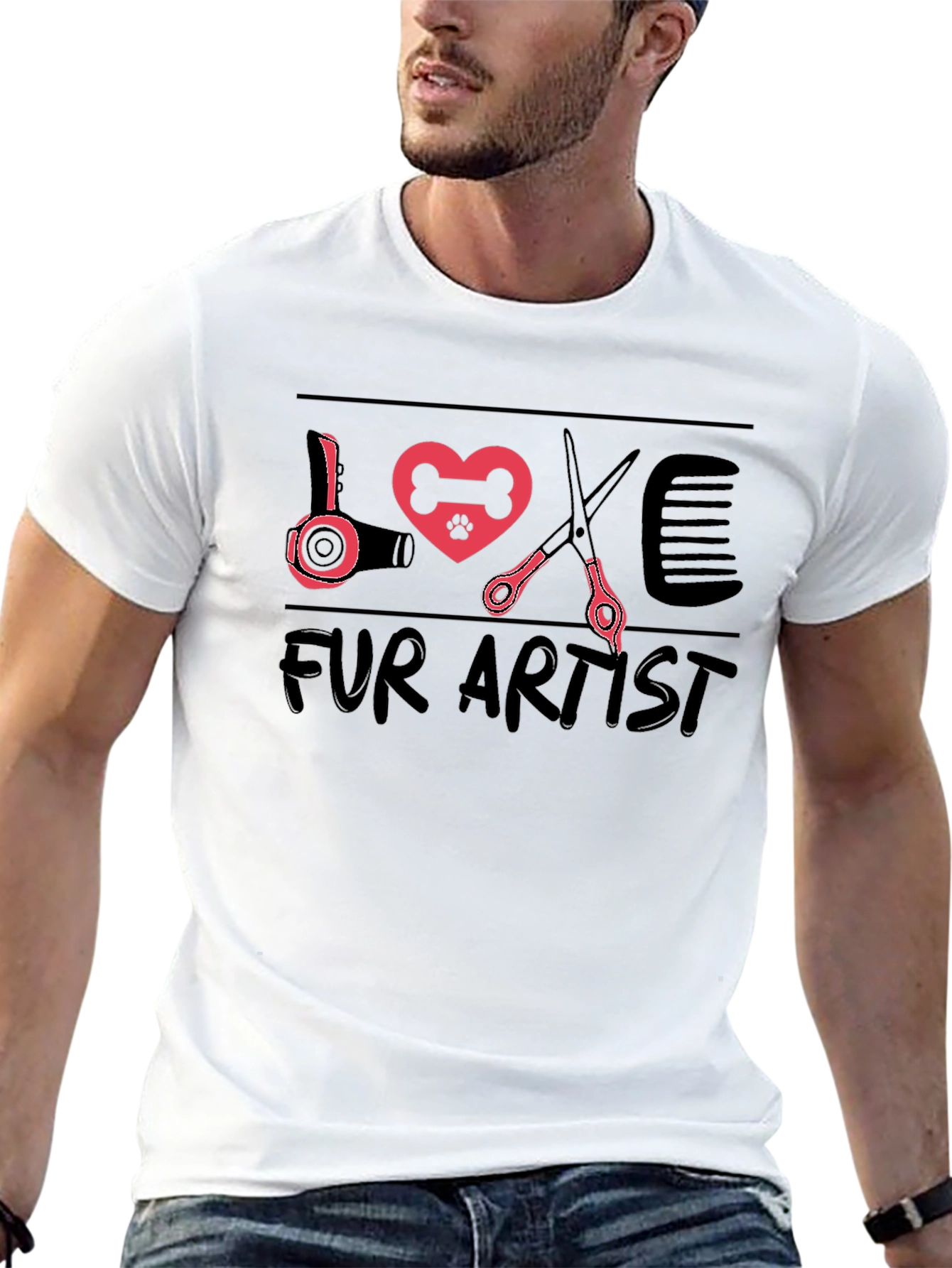 Fur Artist Graphic T-Shirt