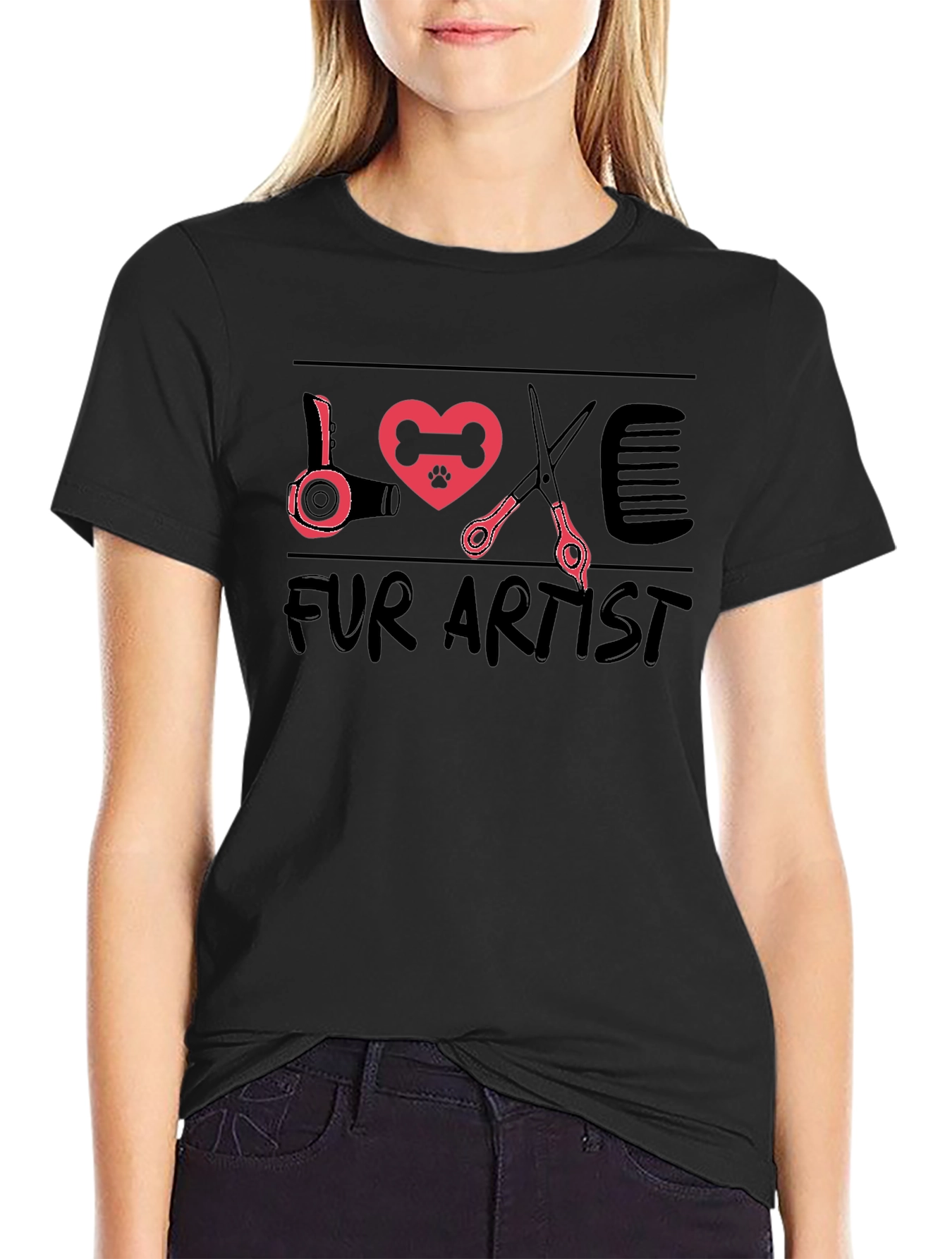 Fur Artist Graphic T-Shirt