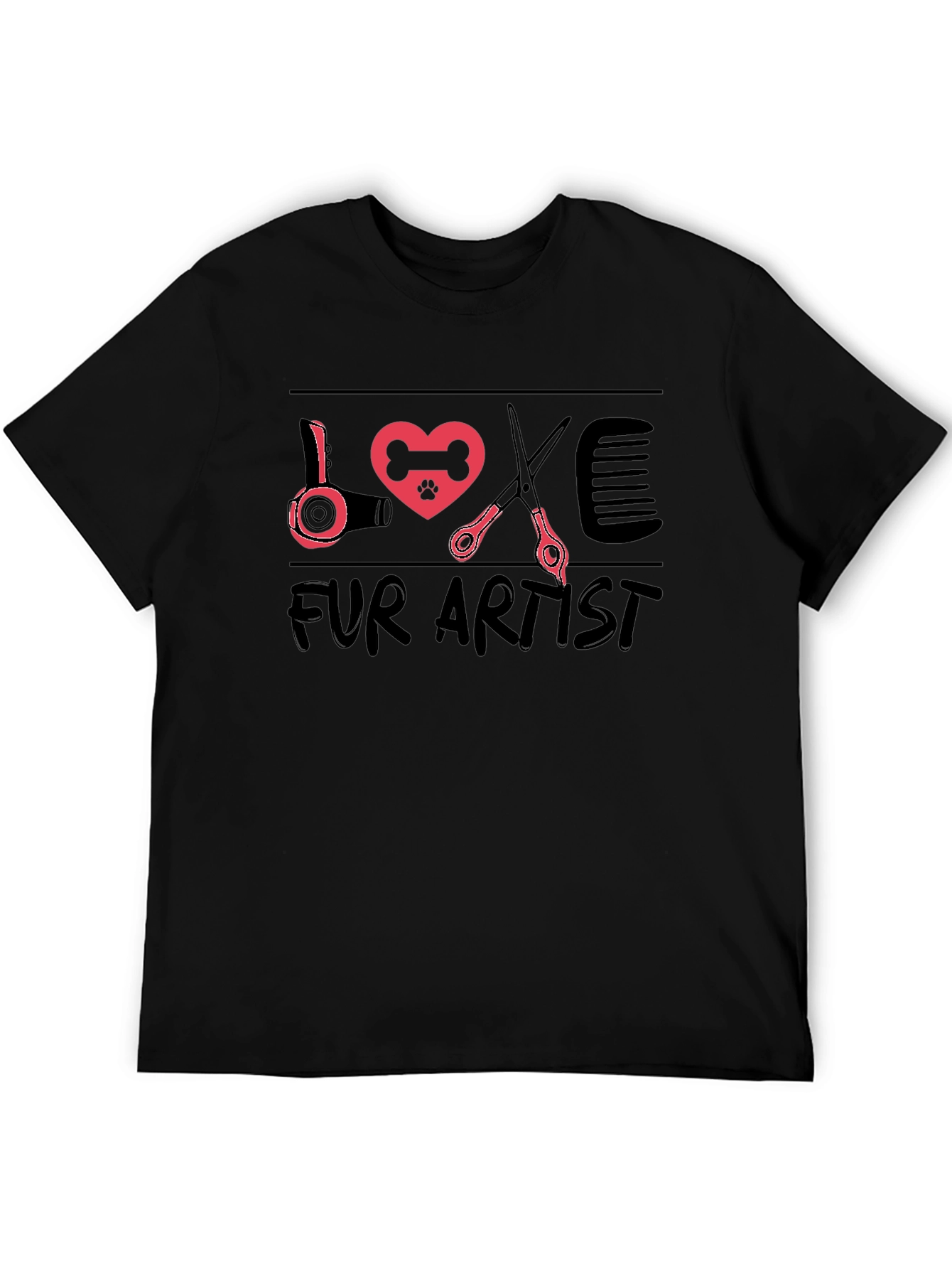 Fur Artist Graphic T-Shirt