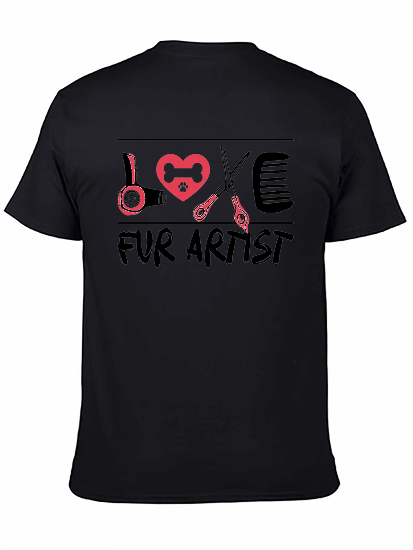 Fur Artist Graphic T-Shirt