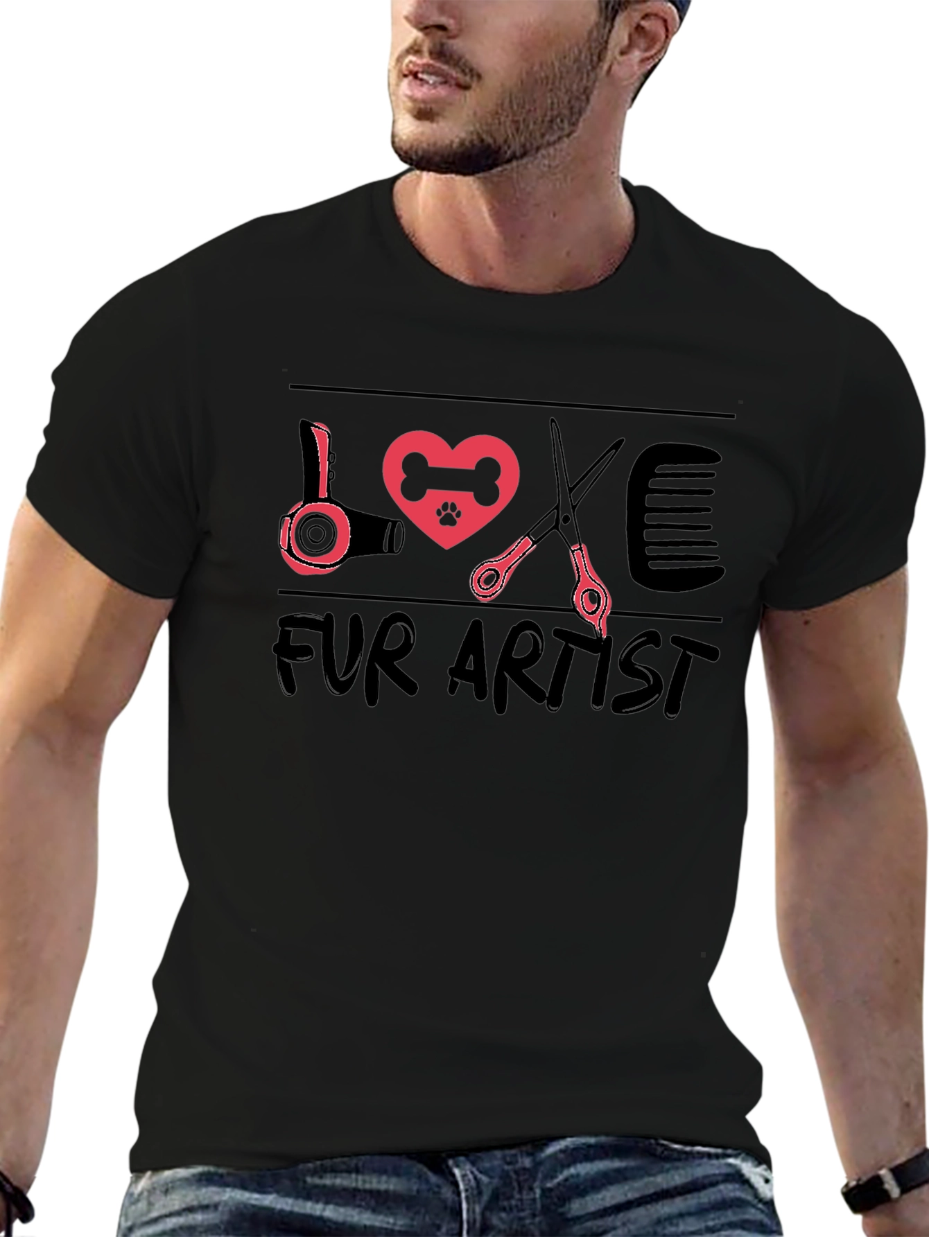 Fur Artist Graphic T-Shirt