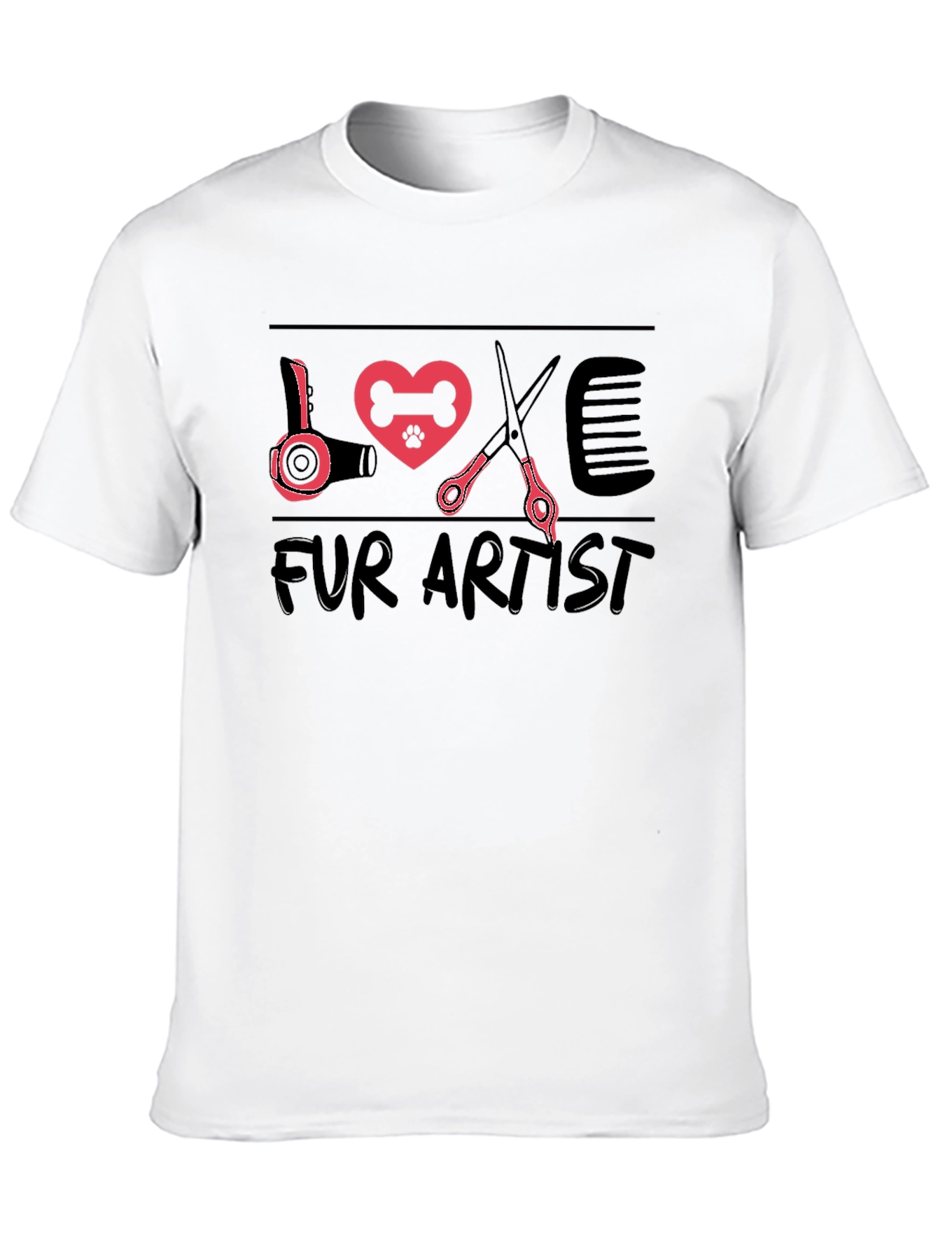 Fur Artist Graphic T-Shirt