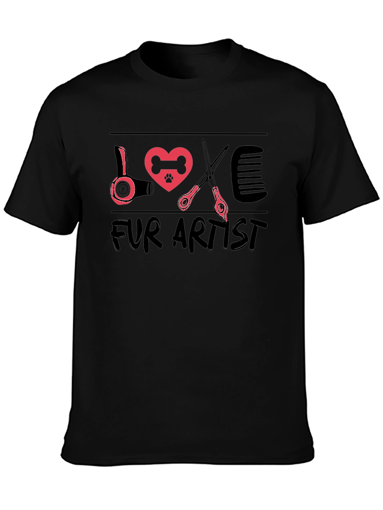 Fur Artist Graphic T-Shirt