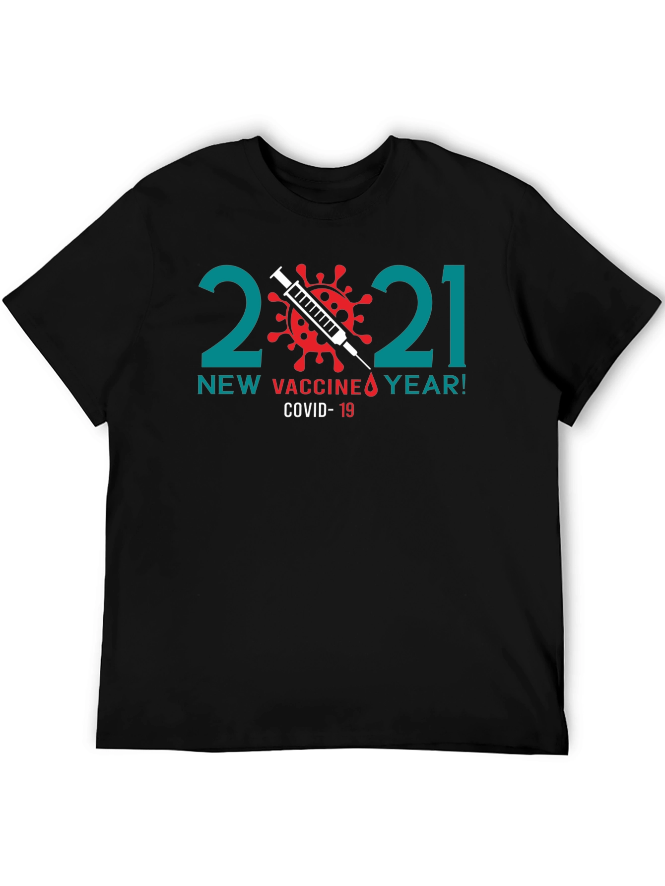 New Vaccine Year 2021 Graphic Tee