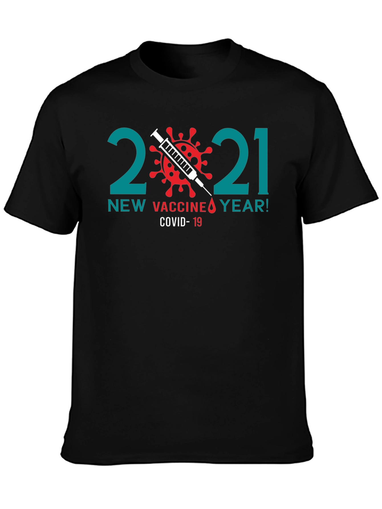 New Vaccine Year 2021 Graphic Tee
