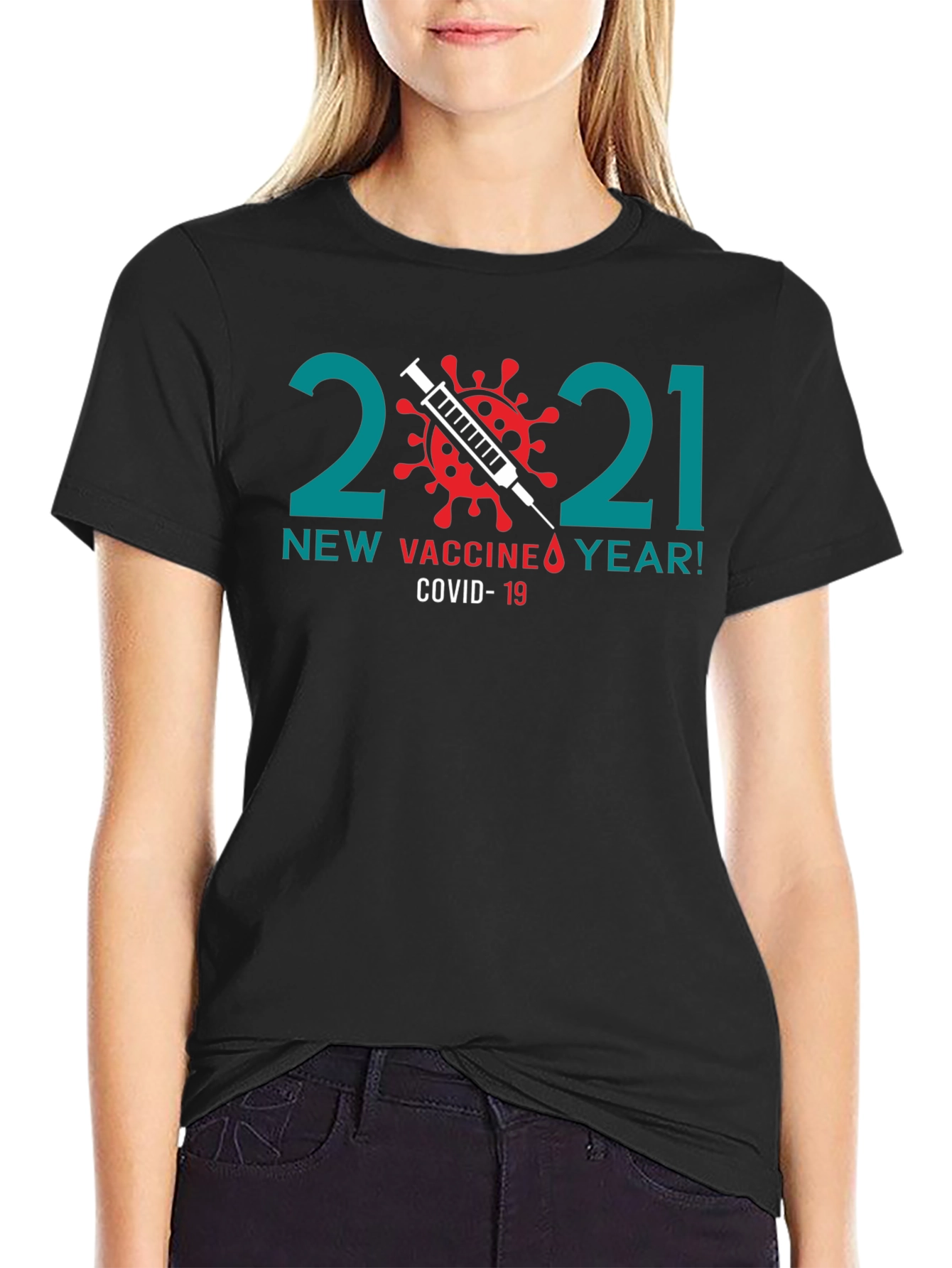 New Vaccine Year 2021 Graphic Tee