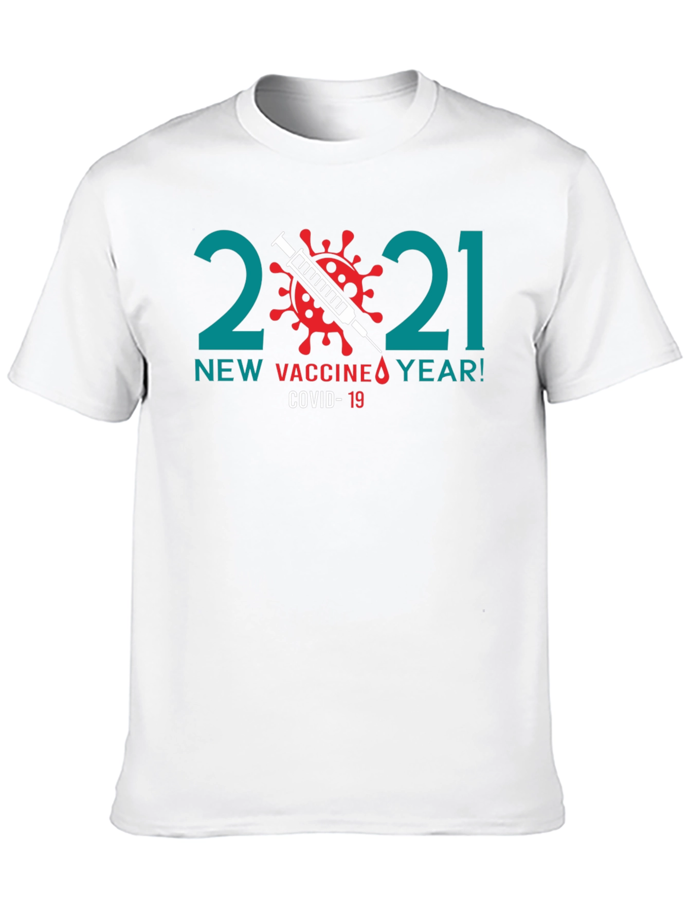 New Vaccine Year 2021 Graphic Tee